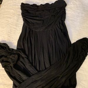 Strapless romper